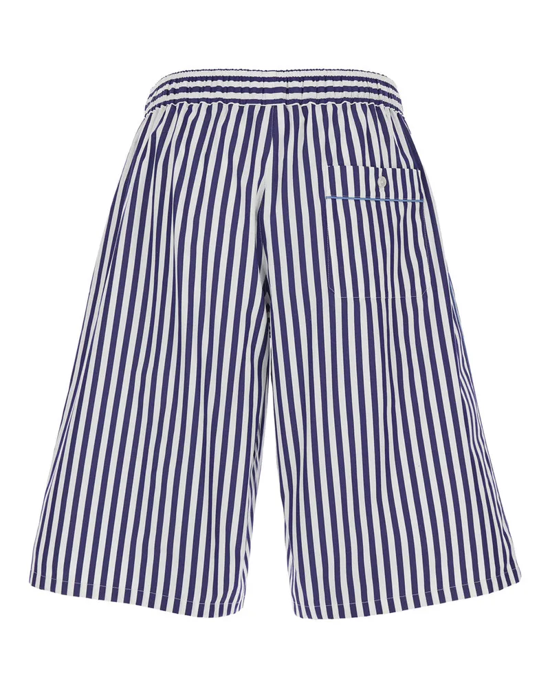 Dolce & Gabbana Men's Bermuda Shorts Blue Cotton Blue