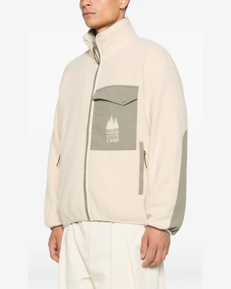 Kitsuné Camp Jacket — Cream Cream