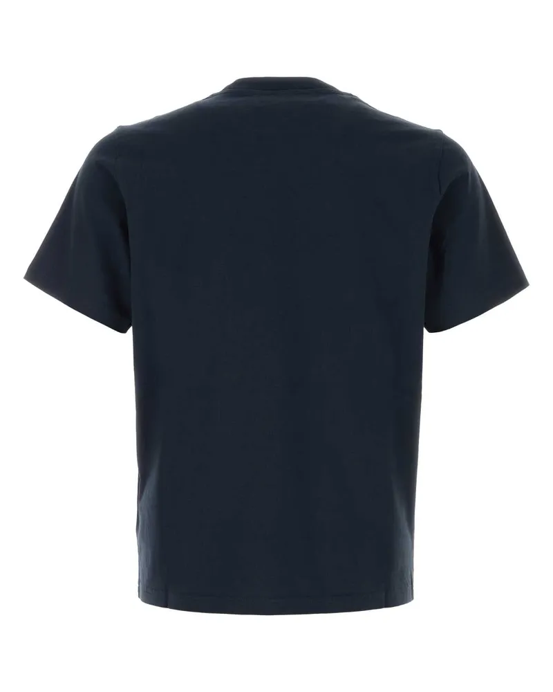 AUTRY Men's Dark Blue Cotton T-Shirt Cottonblue Exterior Navy