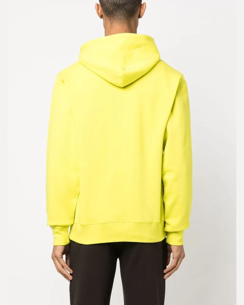 Billionaire Logo-Print Hoodie — Yellow Yellow