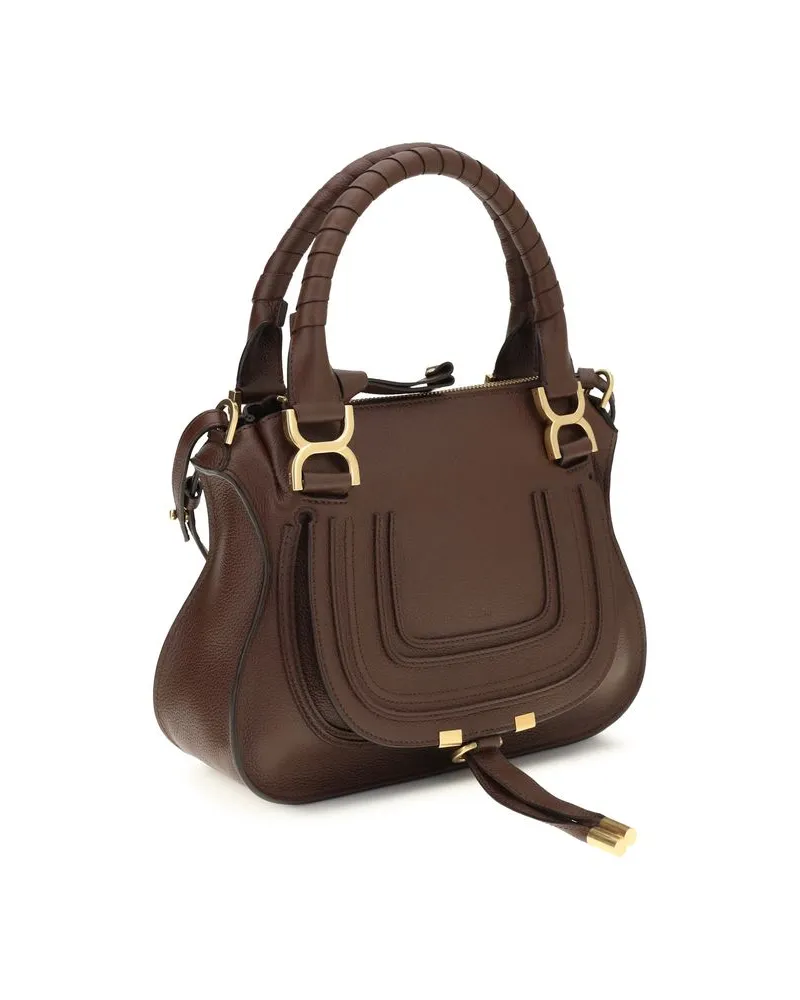 Chloé Women's Brown Calf Leather Bos Taurus Handbag Bag Brown