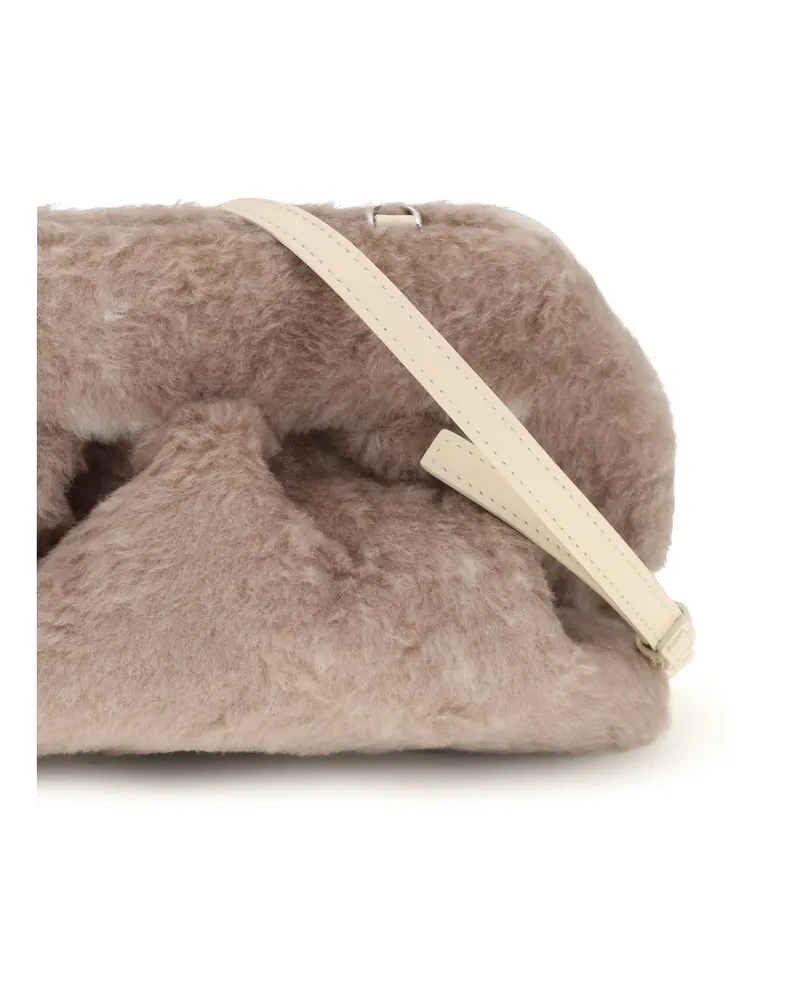 THEMOIRÈ Bios Synthetic Clutch — Beige Beige
