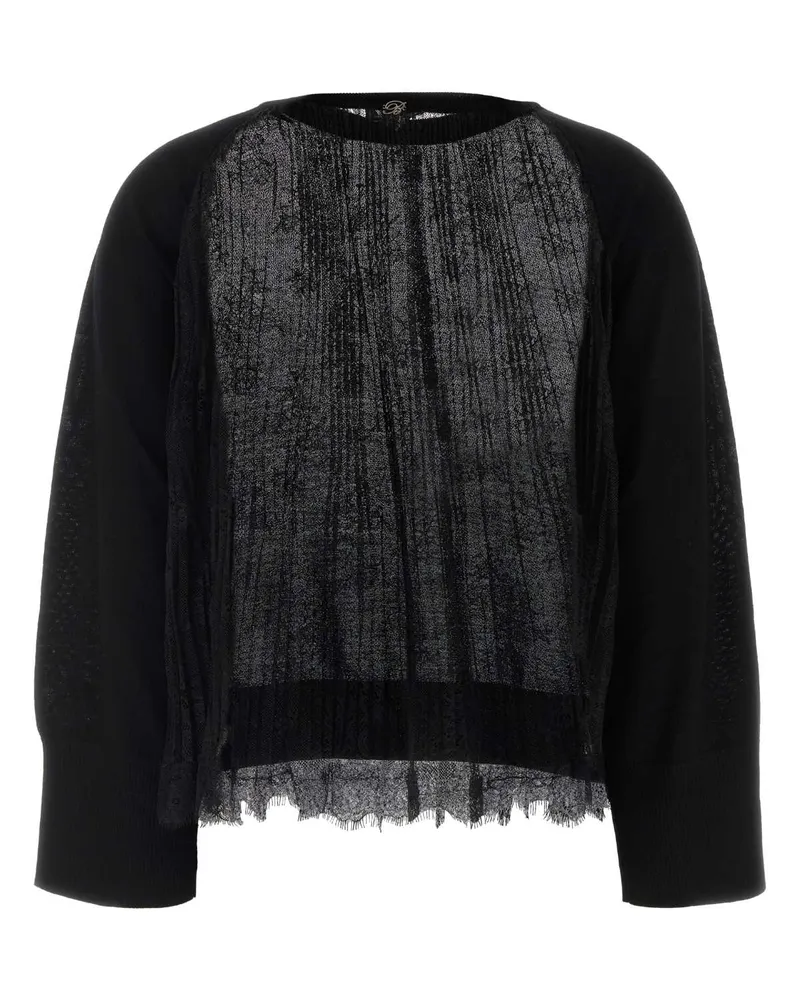 Blumarine Nero Sweater — Black Black
