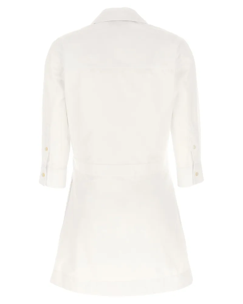 Gucci Cotton Poplin Shirt Dress Shirt Dress — White White