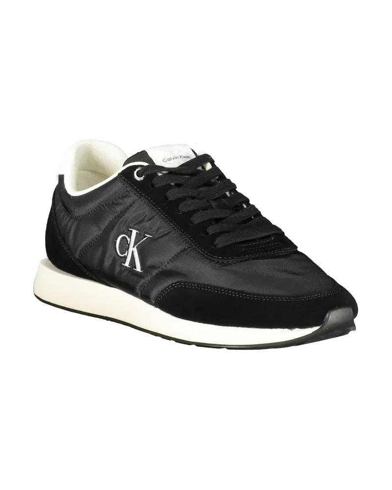 Calvin Klein Recycled Polyester Sneaker — Black Black