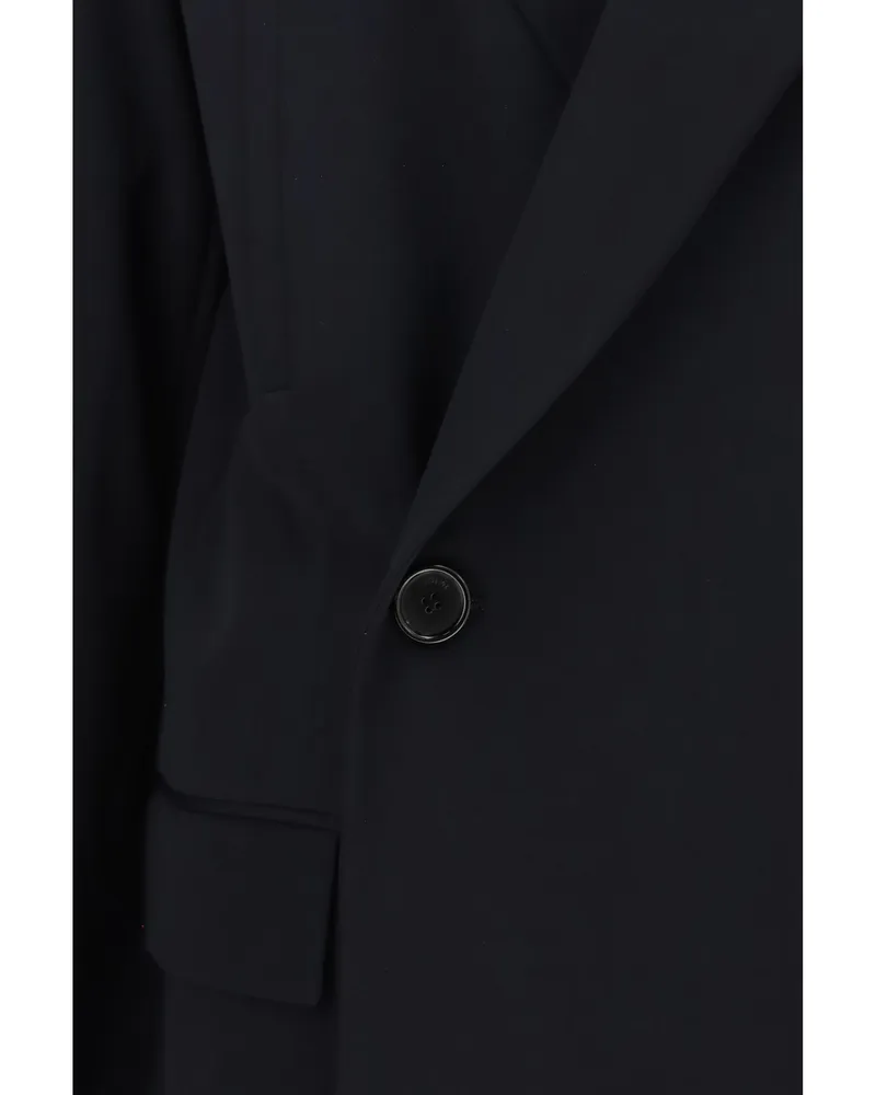 Loewe Wool Coat — Navy Navy