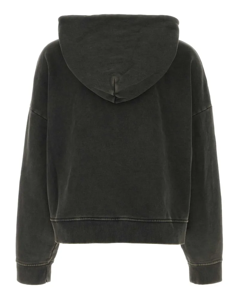 Entire Studios Men's Slate Cotton Oversize Sweatshirt Washedblack Exterior: Felpe Black