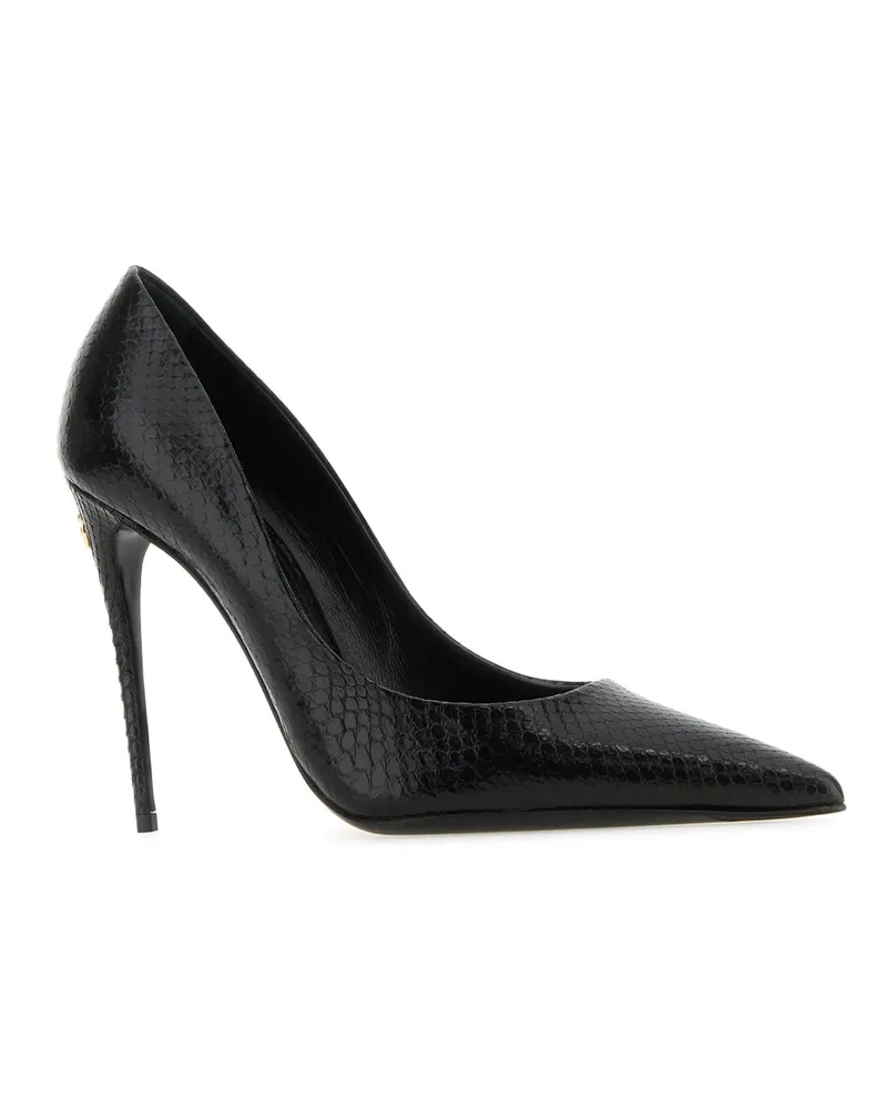 Dolce & Gabbana Cd1841a2y74 80999 Nero Scarpe Con Tacco High Heel Shoes Black