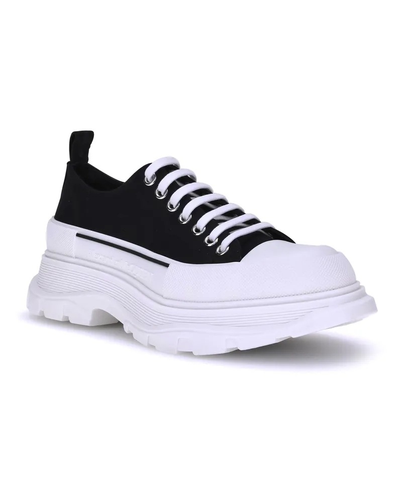 Alexander McQueen Tread Slick Sneaker — Black Black