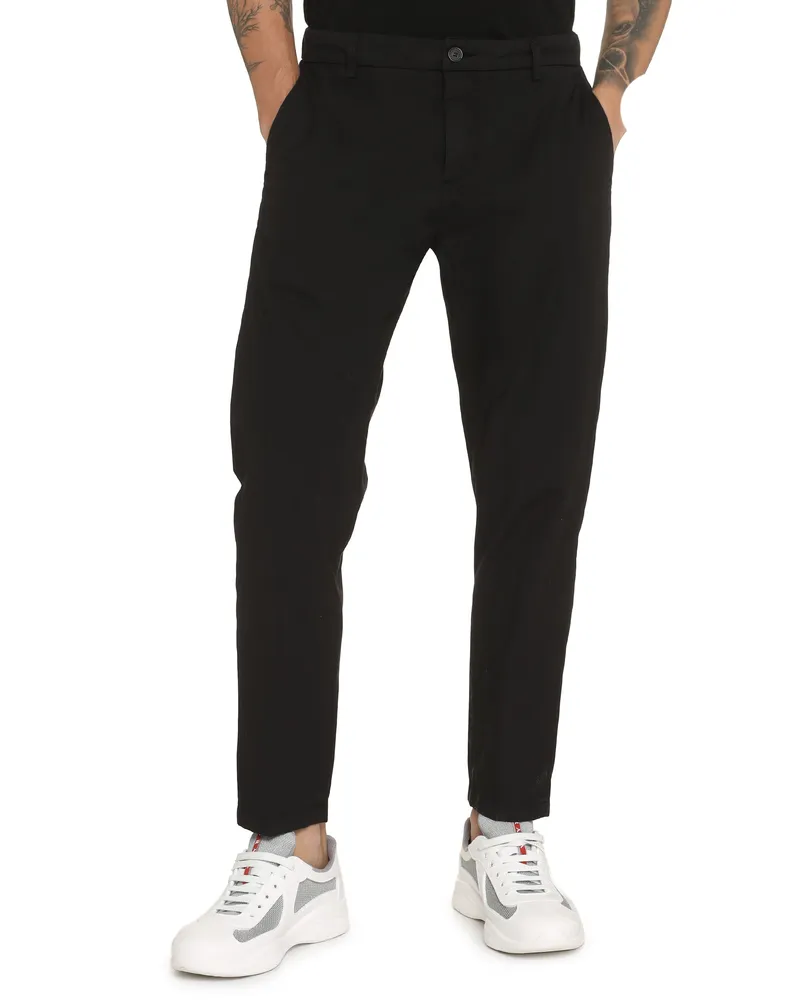 Department 5 Men's Chino Pants Prince Black Cotton Chinos Black
