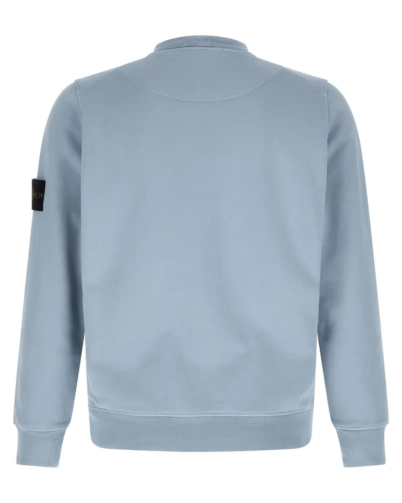 Stone Island Men's Blue Cotton Sweatshirt Clothing Blue