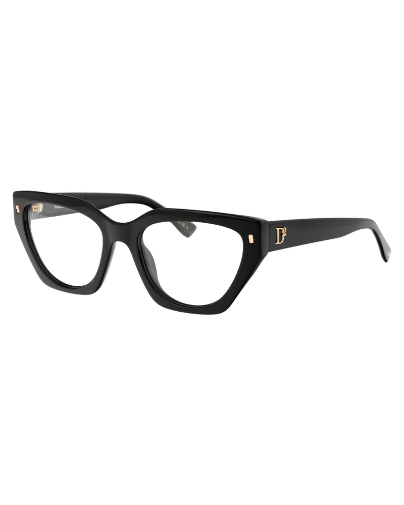 Dsquared2 Women's Sunglasses D20117 Black Acetate Glasses & Frames Black