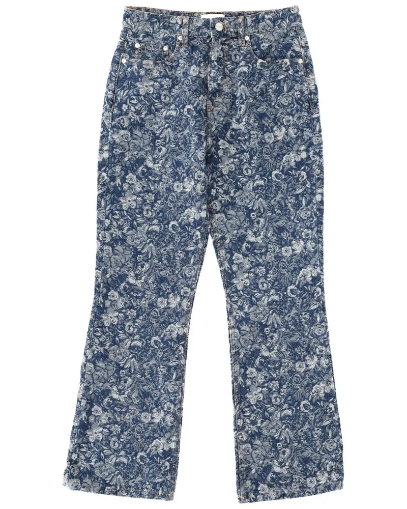 Ganni Tapestry Jeans — Blue Blue