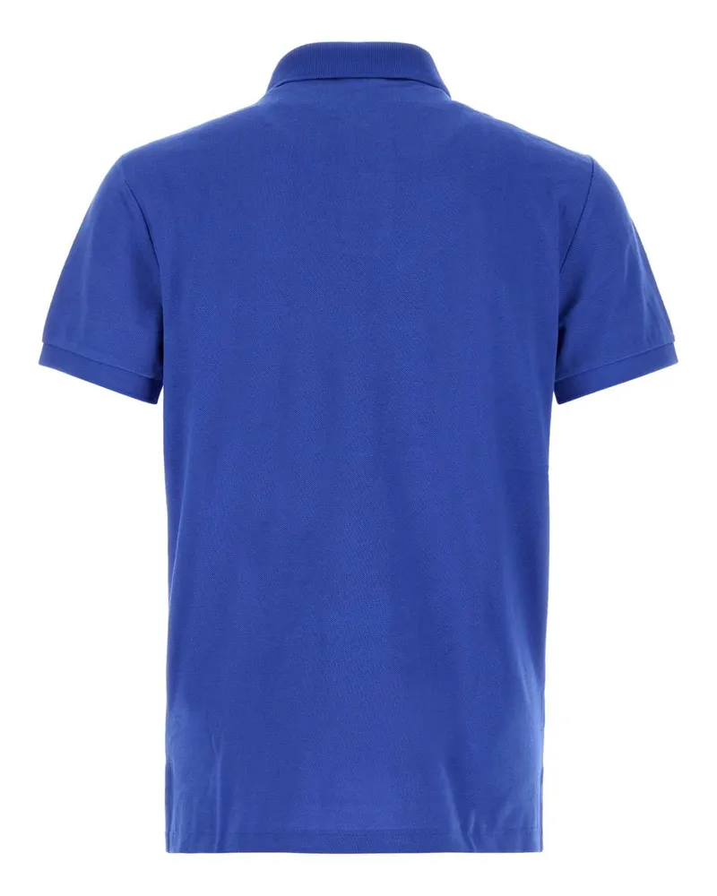 Ralph Lauren Piqué Cotton Polo Shirt — Blue Blue