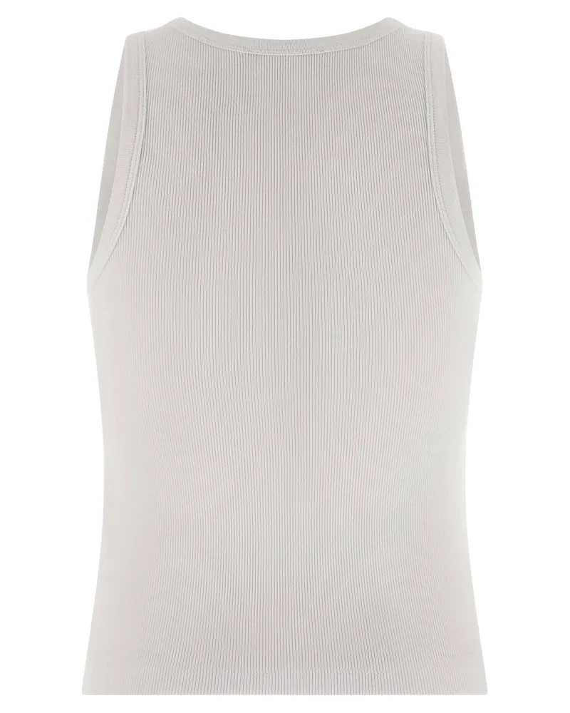 Givenchy Logo-Embroidered Tank Top — White White