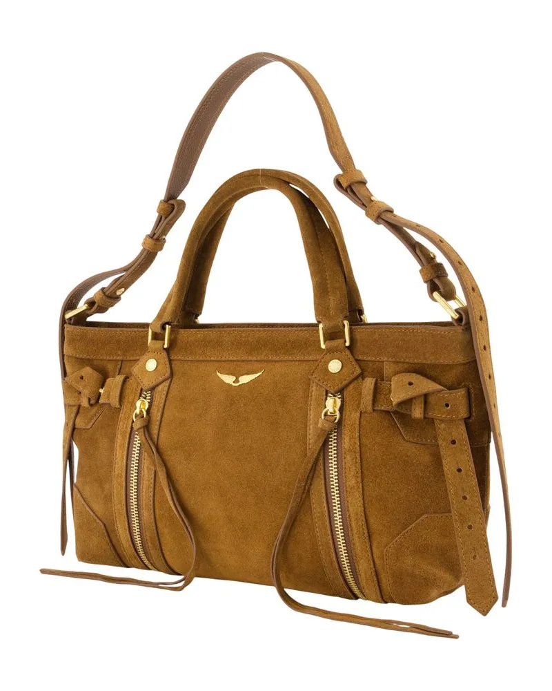 Zadig & Voltaire Sunny Rider Crossbody Bag — Brown Brown