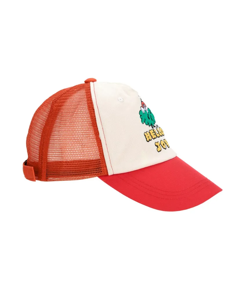 BOBO CHOSES B125AI022K_611 Cotton Beanie — Red Red