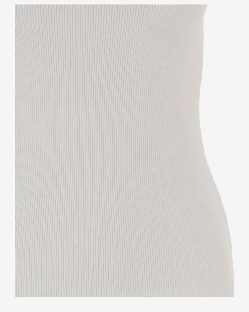 Vince Women's Stretch Cotton Blend Tank Top White White