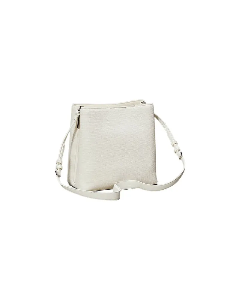 Calvin Klein Synthetic Shoulder Bag — Chalk Chalk