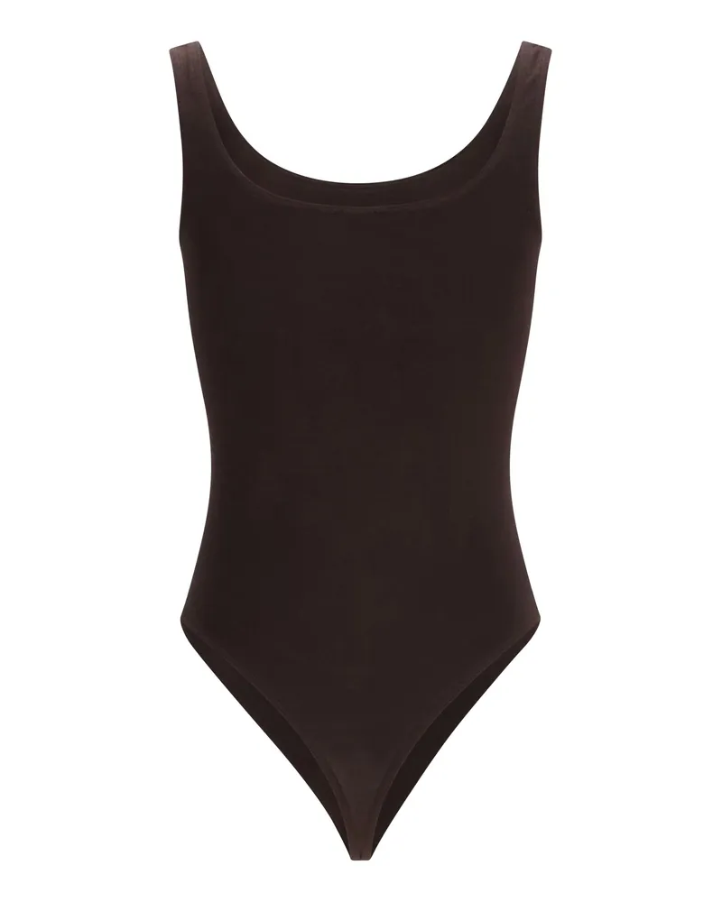 Wolford Jamaika Bodysuit — Brown Brown