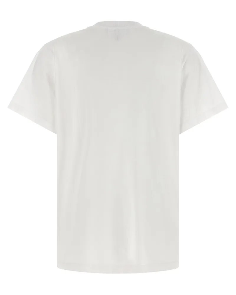 Ganni Strawberry-Print Cotton Jersey T-shirt — White White