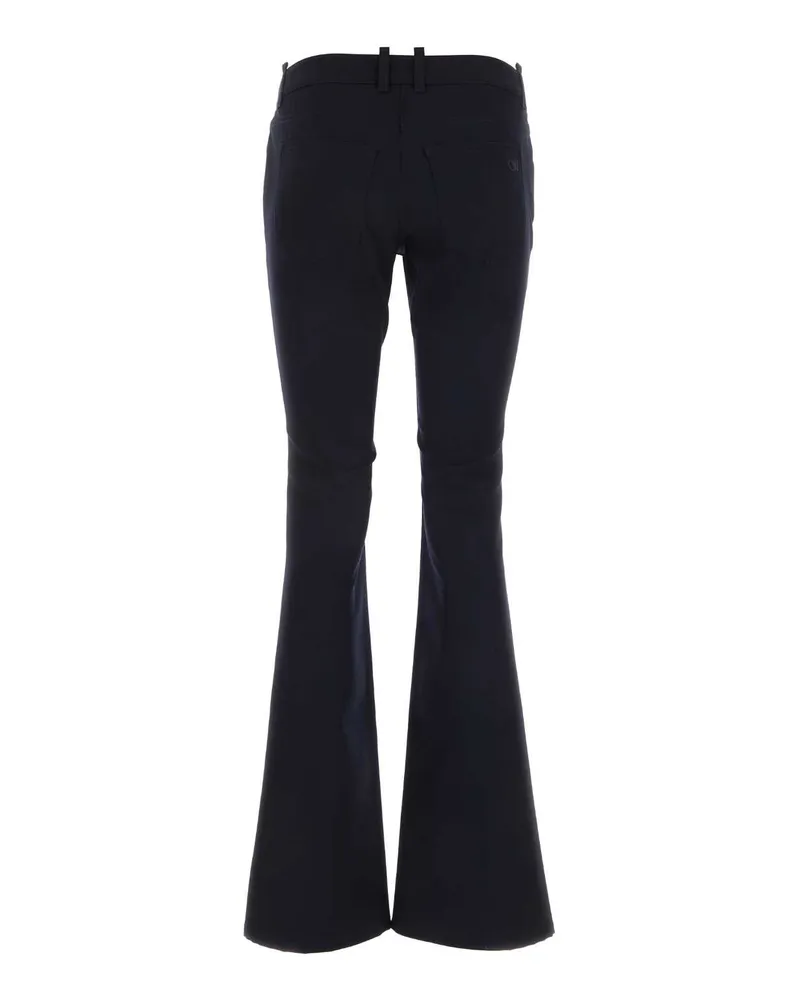 OFF-WHITE Owca188f23fab001 4747 Cobaltblue Exterior: Virgin Wool Pantaloni Trousers Blue