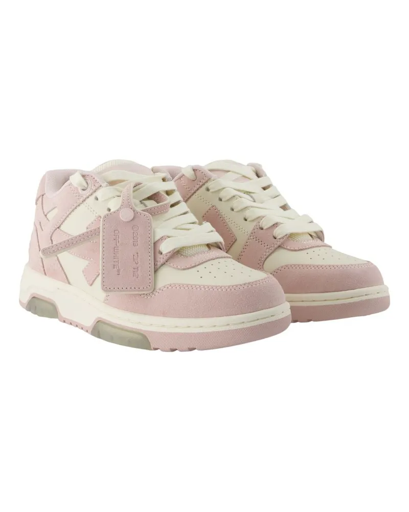 OFF-WHITE Women's Out Of Sneaker Pink Calfskin Pink