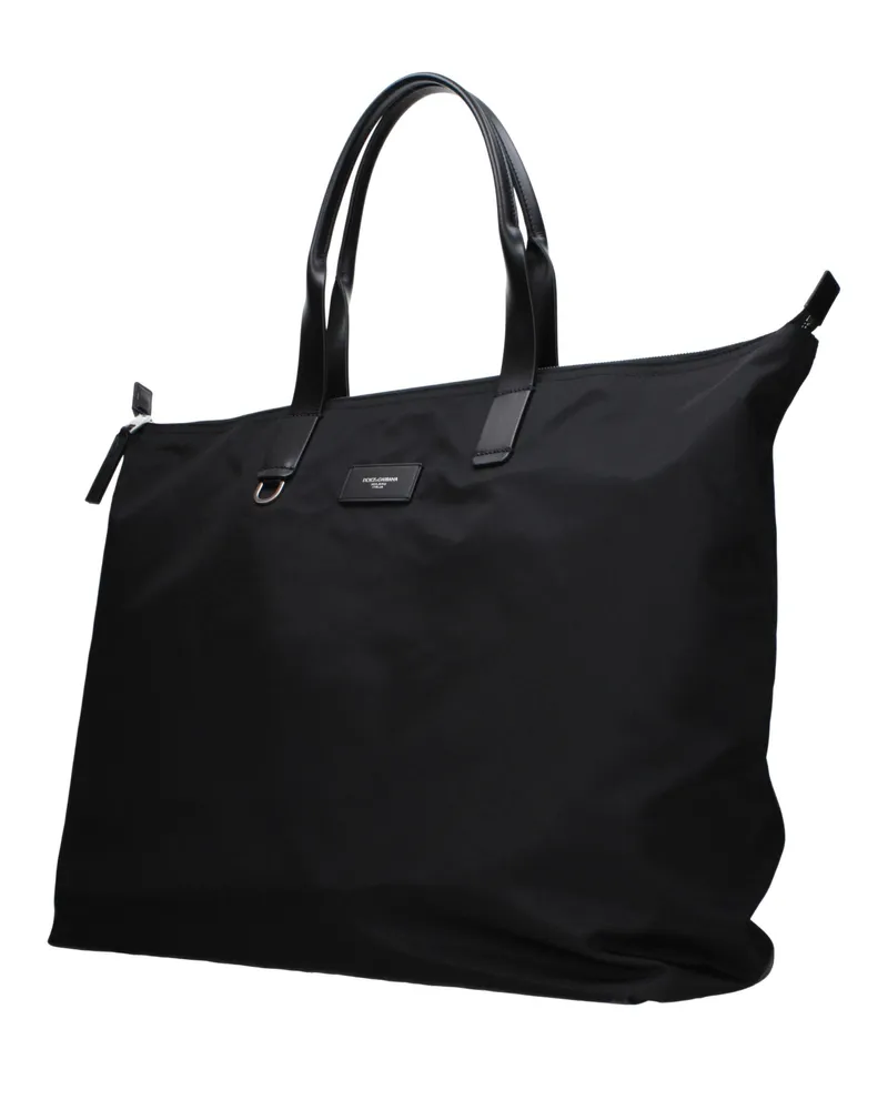 Dolce & Gabbana Men's Black Nylon Shoulder Bag Black