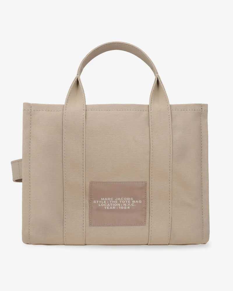 Marc Jacobs Women's Shoulder Bag Medium Tote Denim Beige Cotton Beige