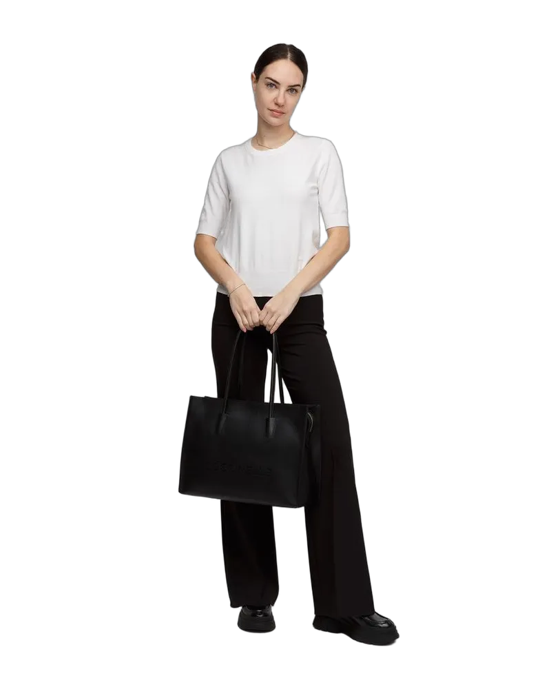 Coccinelle Women's Handbag Black Cowhide Black
