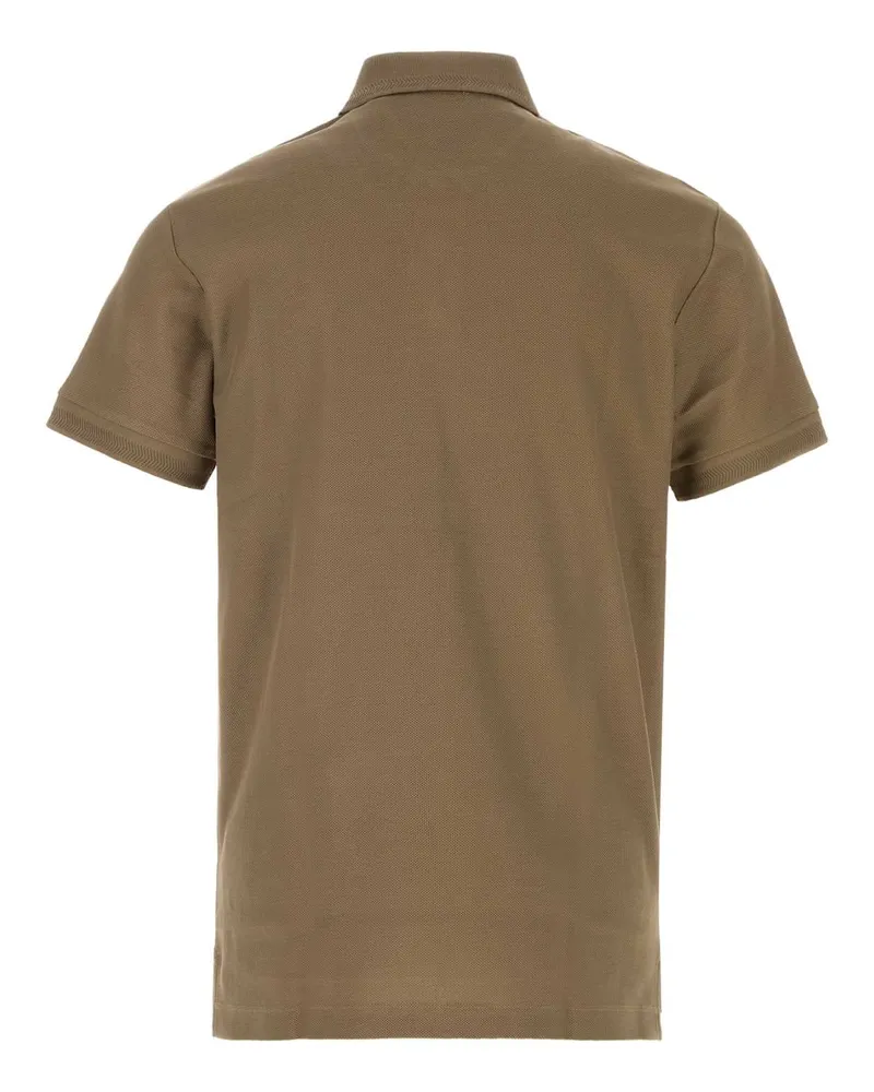 Burberry Men's Mud Piquet Polo Shirt Claybrown Exterior: Cotton T-Shirt T-shirts And Polos Brown