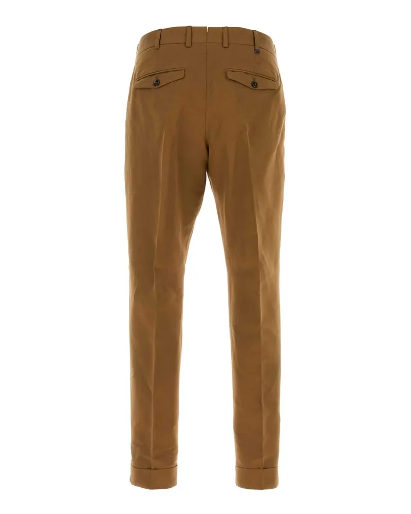 PT TORINO Men's Biscuit Linen Blend Pant 0165 Exterior: Cotton Pantaloni Beige