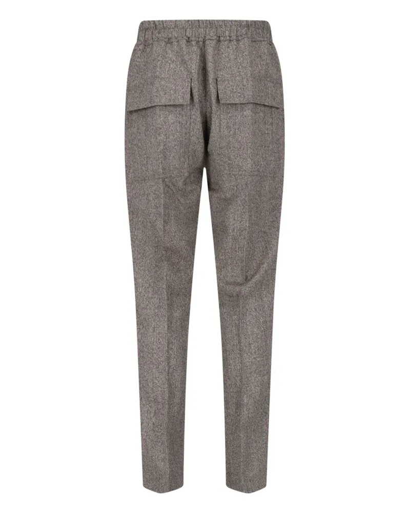 Rick Owens Drawstring Slim Trousers — Gray Gray
