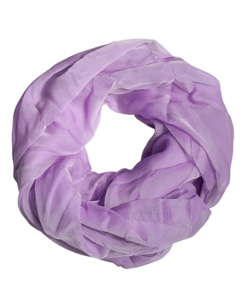 Dolce & Gabbana Women's Silk Rectangle Wrap Scarf Purple Purple