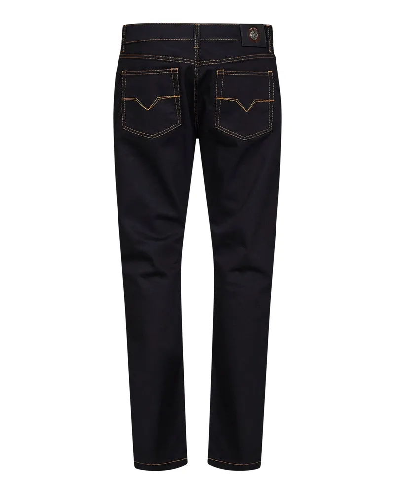 Versace Men's Denim Jeans Black Cotton Black