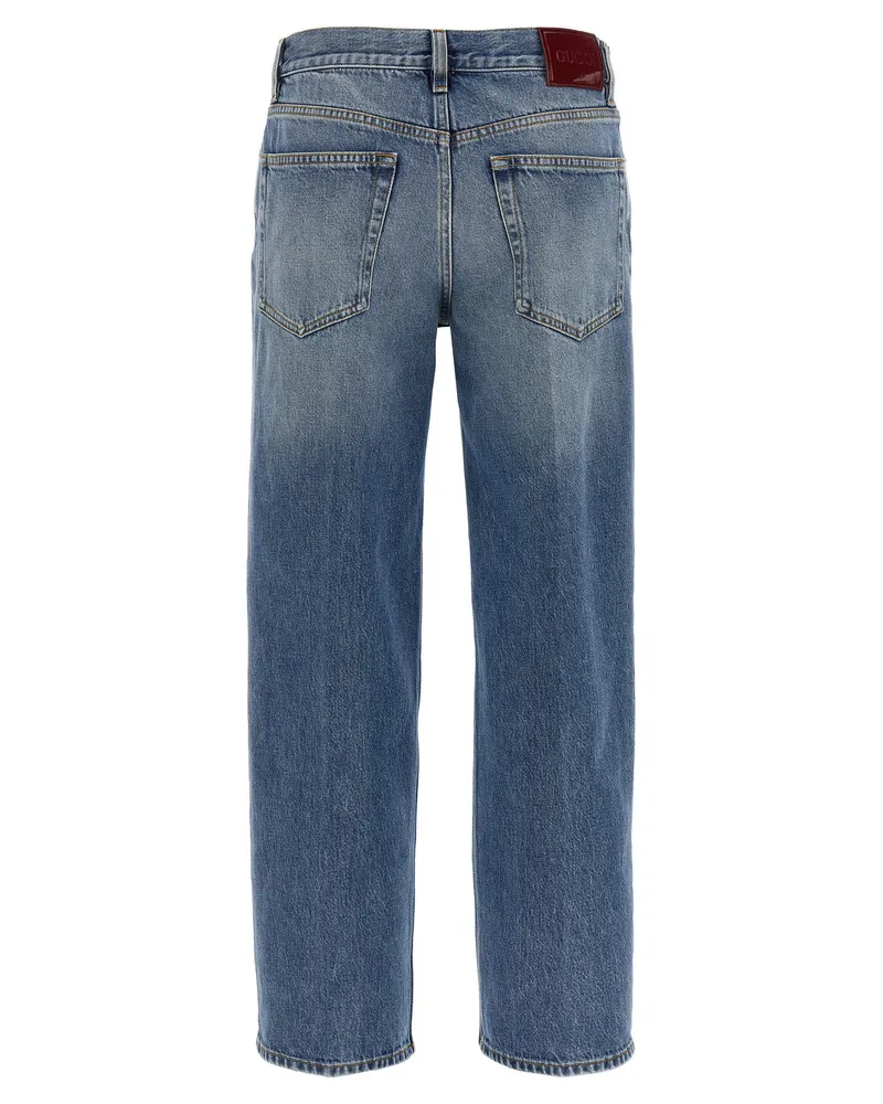 Gucci Straight Leg Jeans — Blue Blue