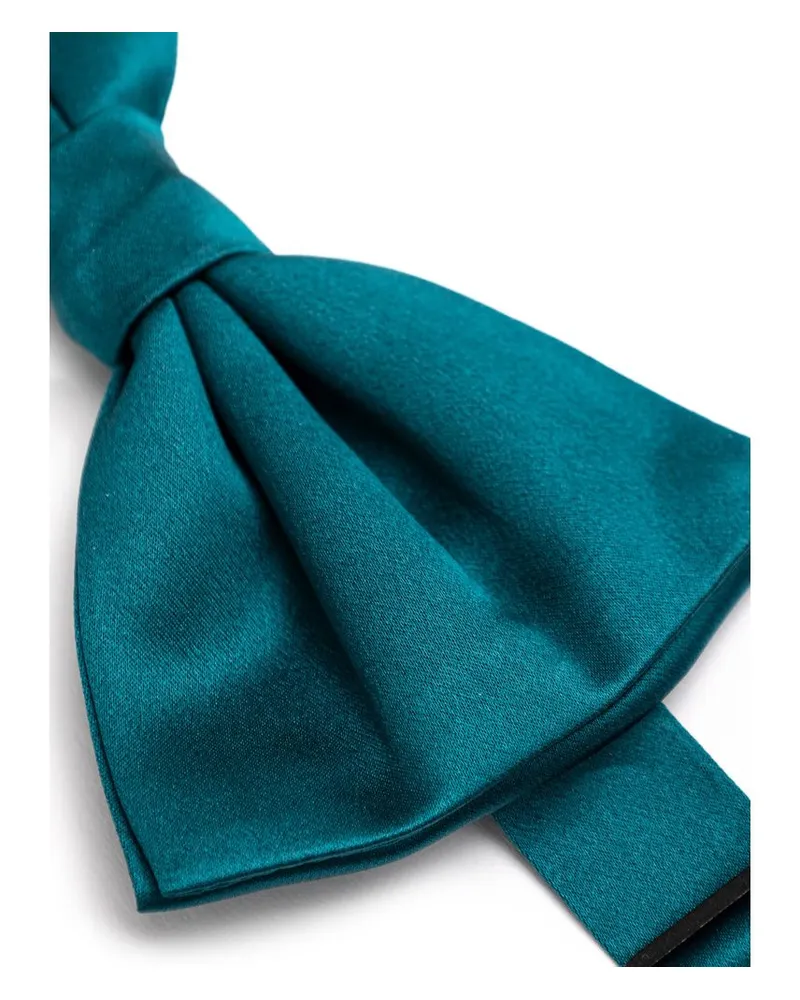 Dolce & Gabbana Men's Green Silk Bowtie Accessory Teal