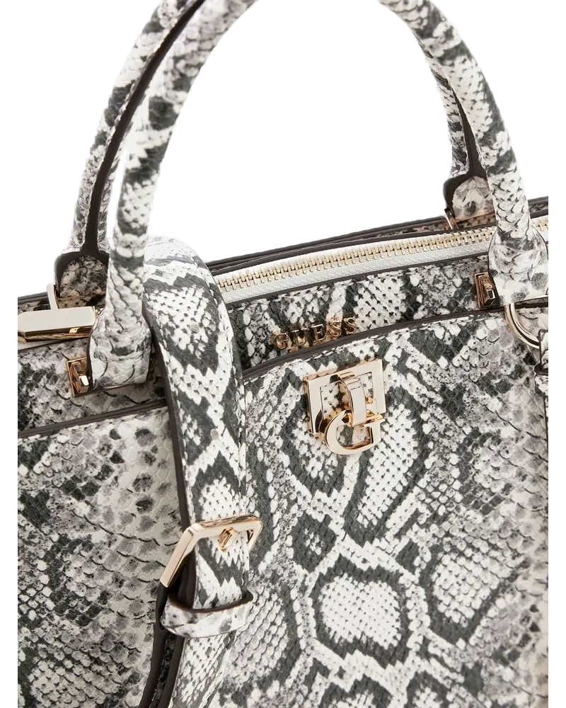 Guess Bianca Girlfriend Top Handle Bag — White White