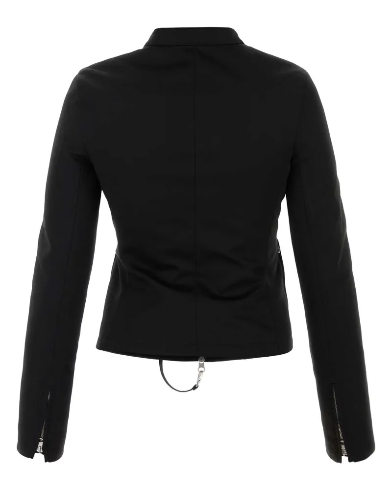 Courrèges Women's Black Canvas Jacket Giubbini Black