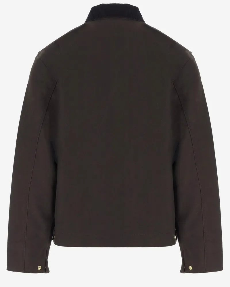 Carhartt WIP Dearborn Cotton Canvas Jacket — Brown Brown