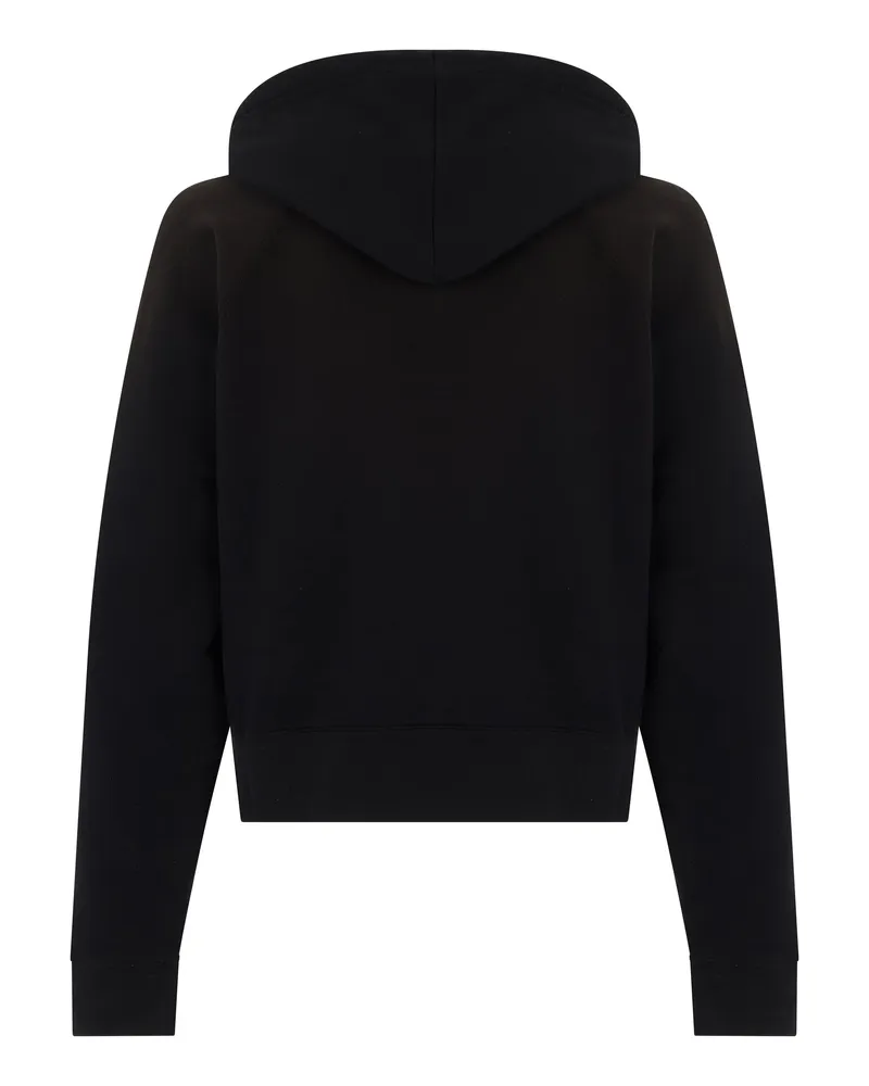 Loewe Men Hoodie Cotton Black Jumpers Sweater Black