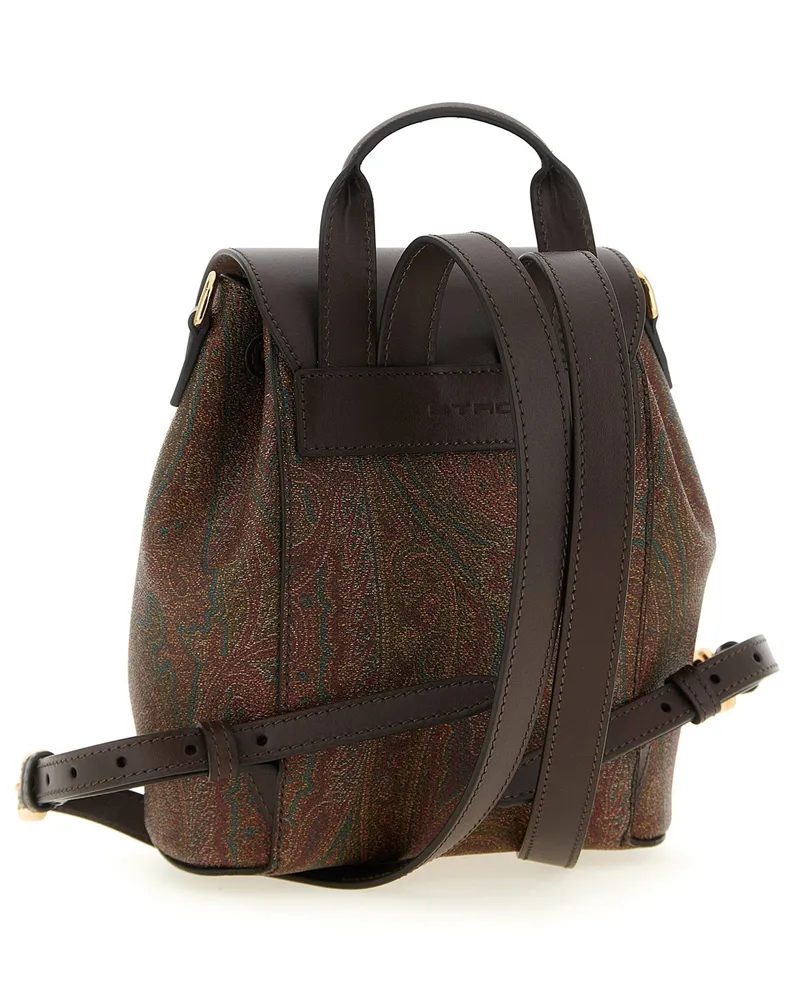Etro Essential Backpack — Brown Brown