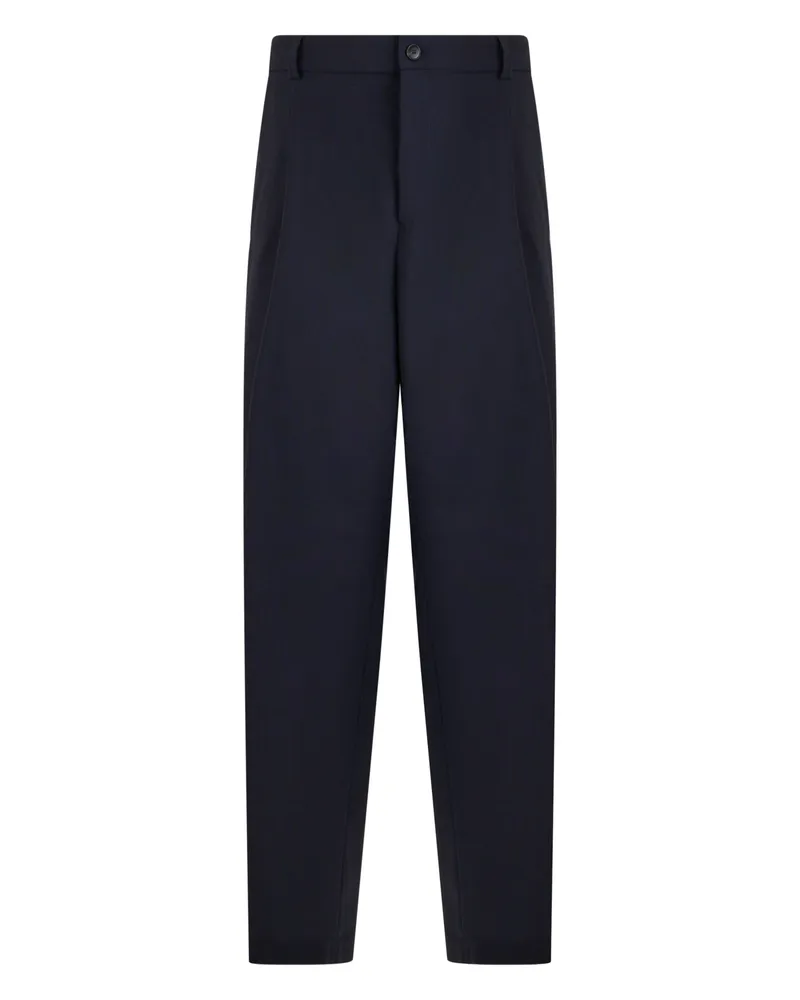 HUGO BOSS Men's Chinos Dark Blue Virgin Wool Dark