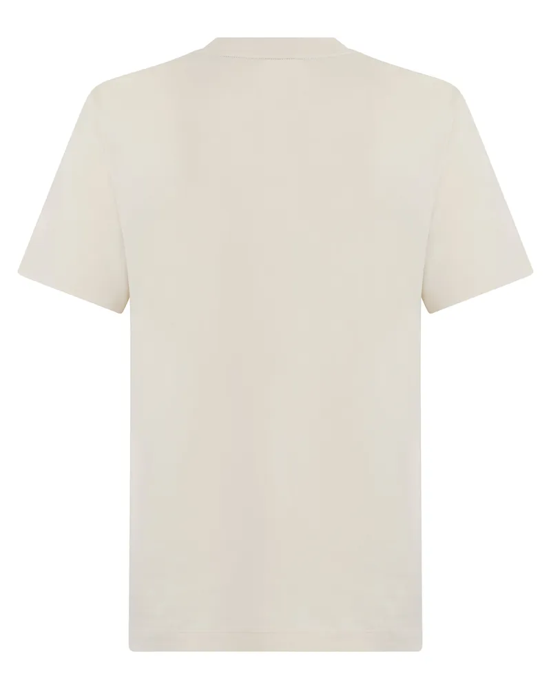 HUGO BOSS Logo-Embroidered Cotton T-Shirt — White White