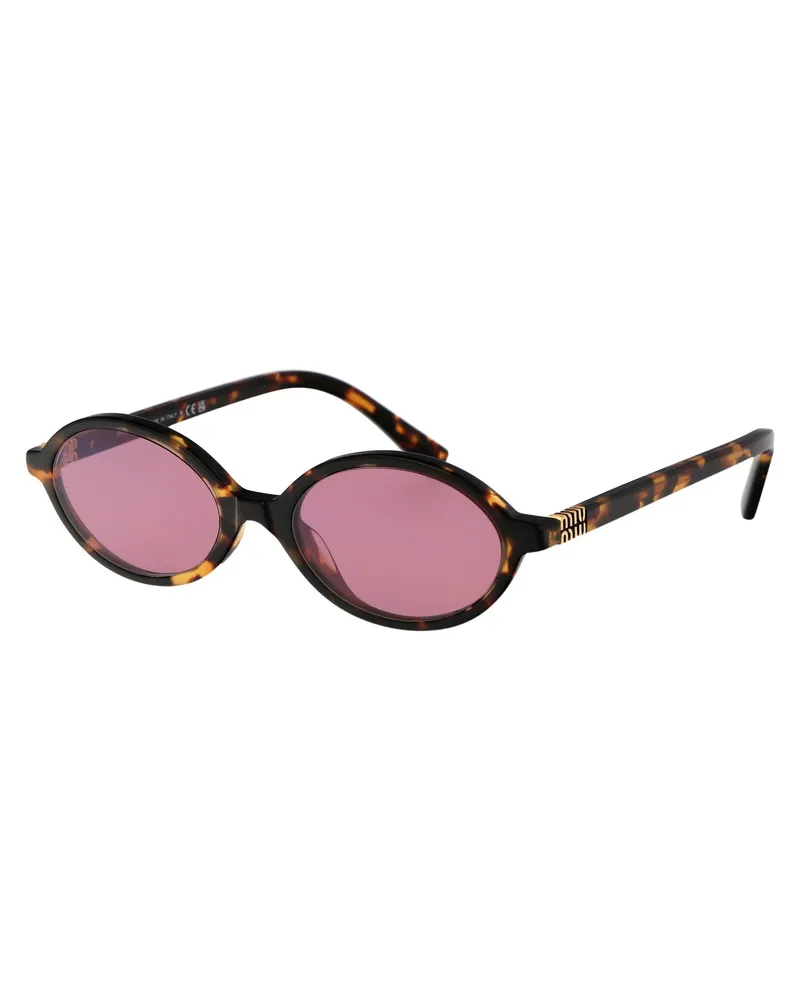 Miu Miu Women's Sunglasses 0mu 04zs Havana Honey Acetate Black