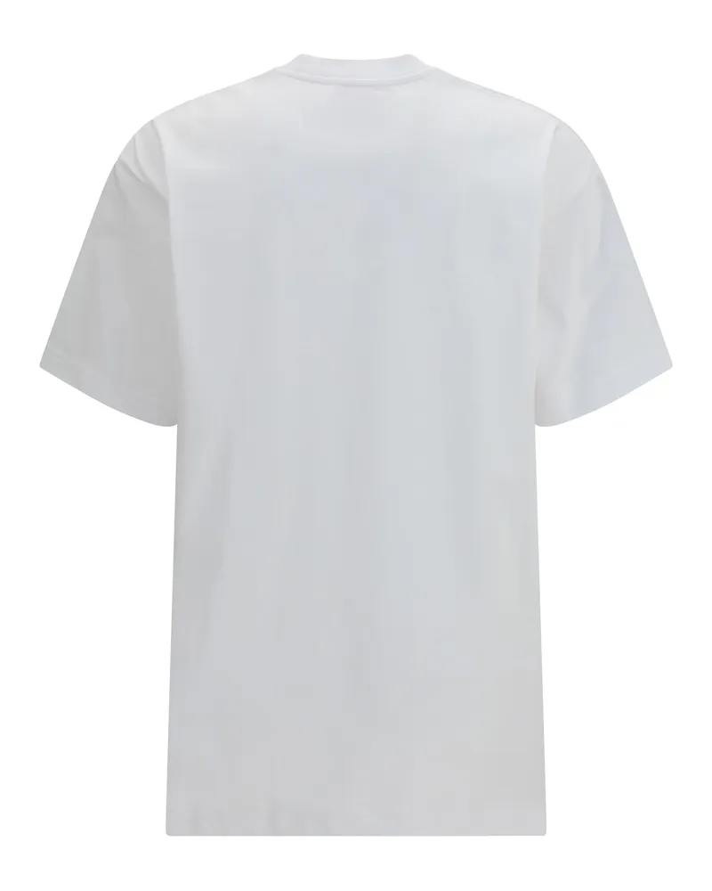 Gucci Women's Ancora G Loved Cotton Jersey T-Shirt White-Green-Mc T-Shirts White/green/mc And Polos White
