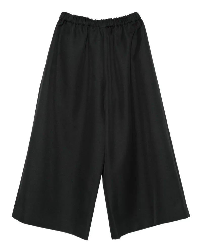 Comme des Garçons Wide-Leg Trousers — Black Black