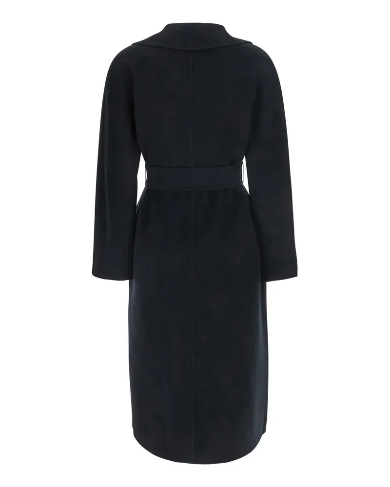 Max Mara Women's Coat Black Wool-Cashmere Black