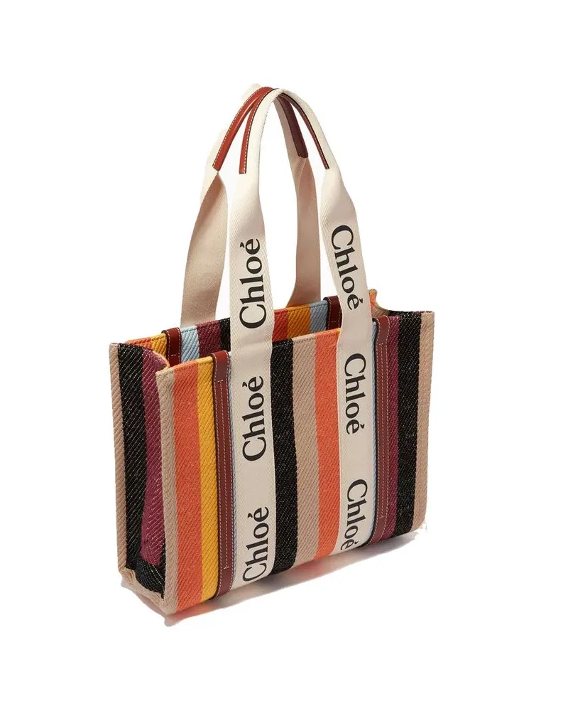 Chloé Women's Beige Linen Tote Bag Beige