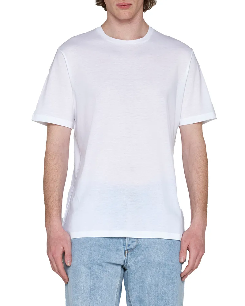 Herno Superfine Cotton T-Shirt — White White